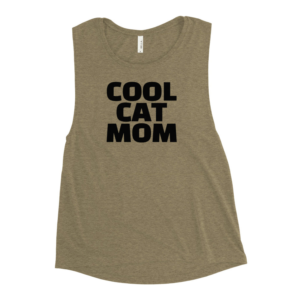 Cool Cat Mom Muscle Tank