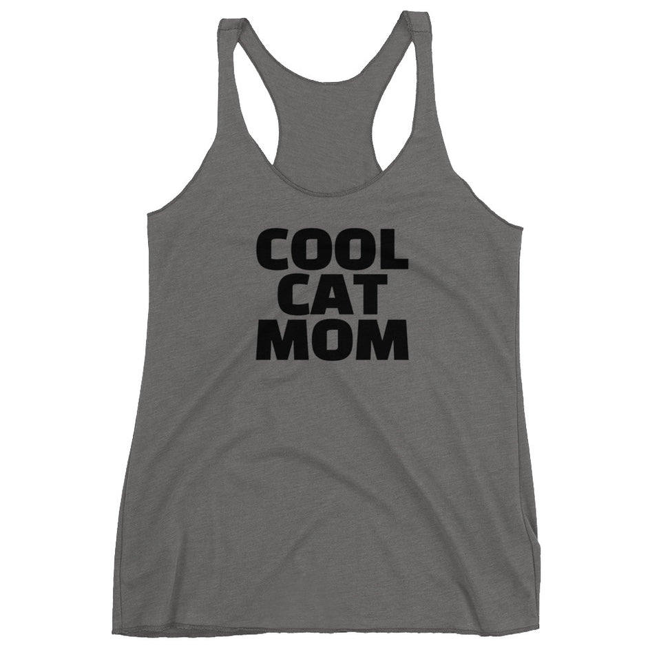 Cool Cat Mom Racerback Tank