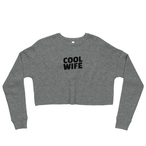 Cool Wife Crop Sweatshirt