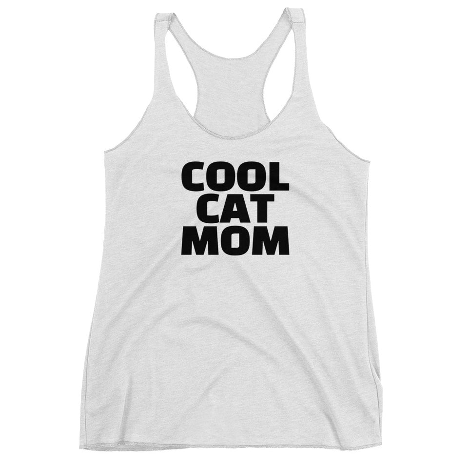 Cool Cat Mom Racerback Tank