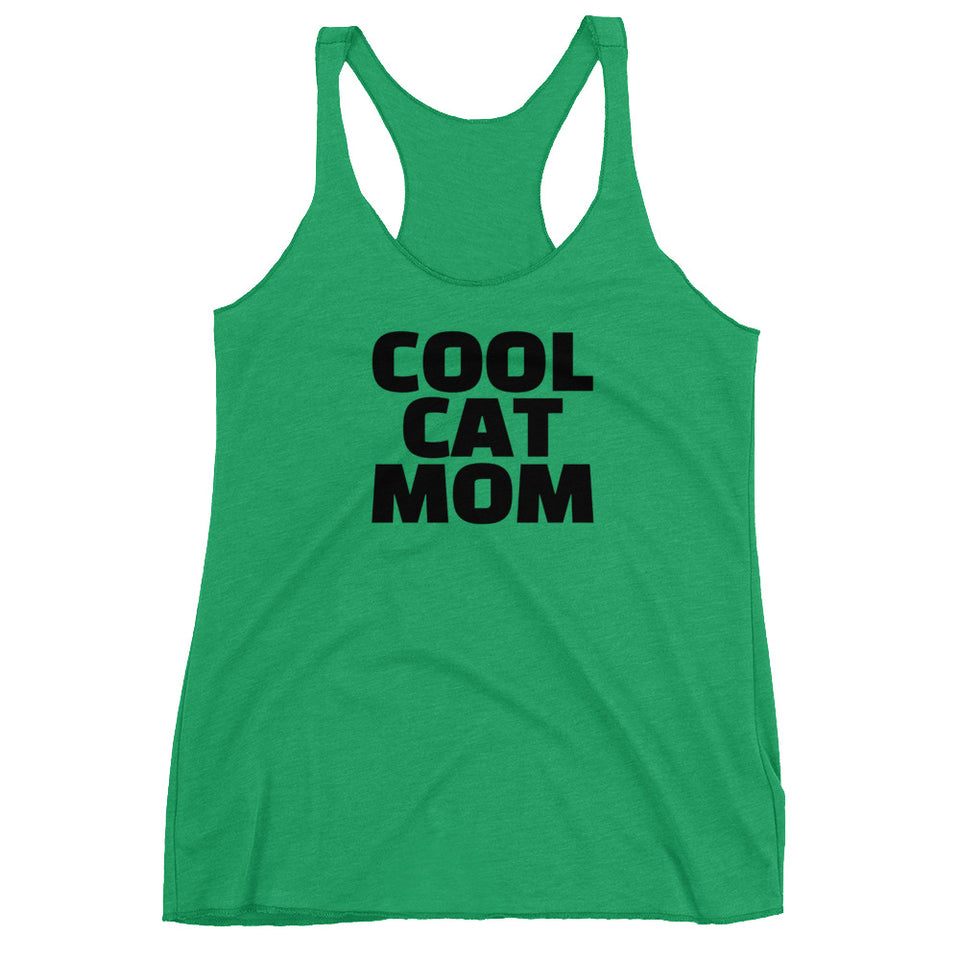 Cool Cat Mom Racerback Tank