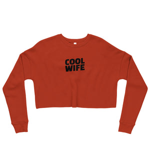 Cool Wife Crop Sweatshirt