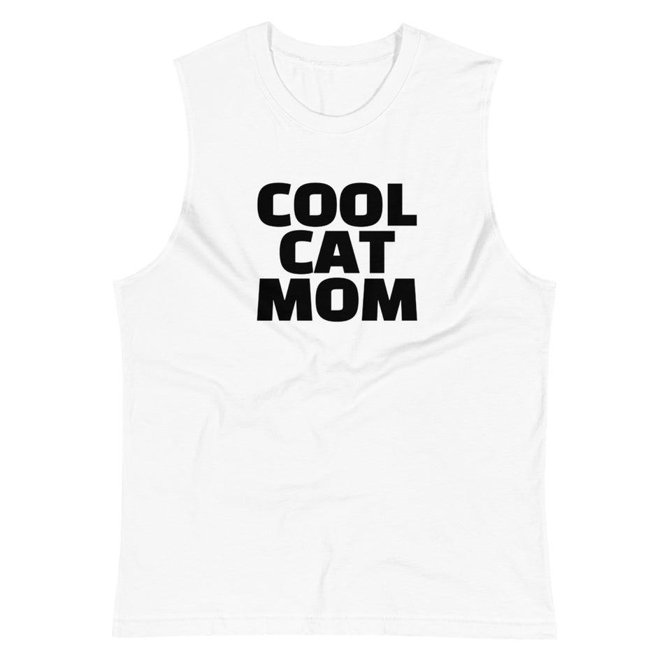 Cool Cat Mom Muscle Shirt